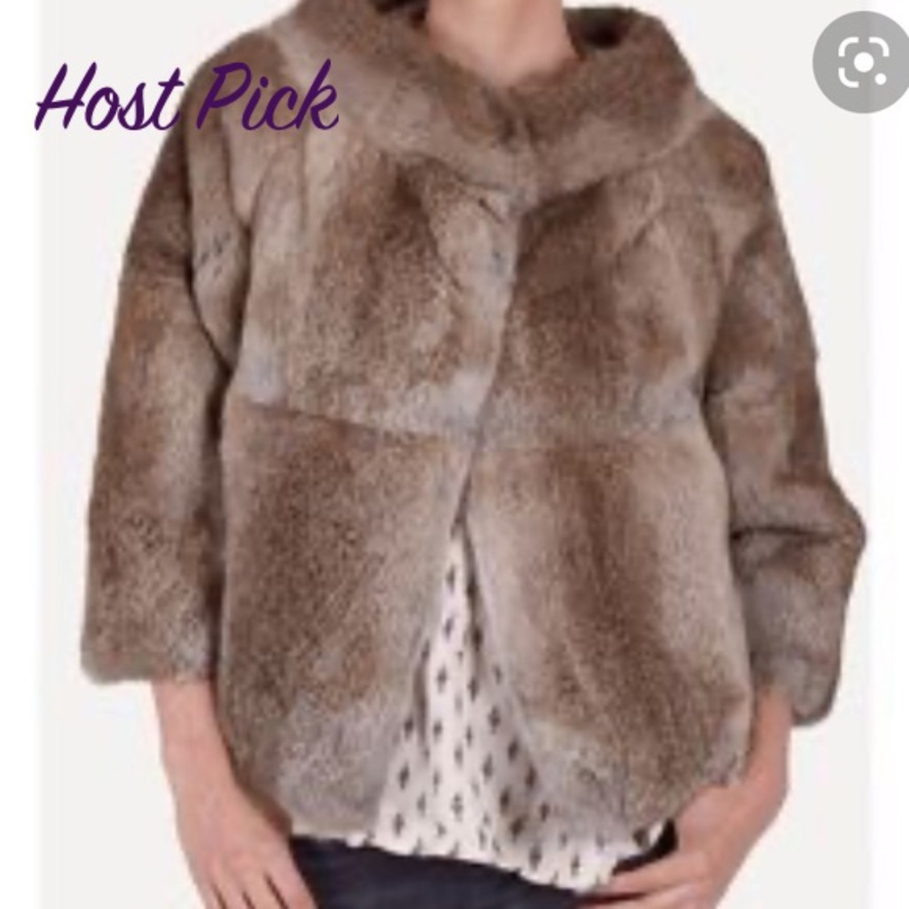 ba&sh Brown Fur Jacket
